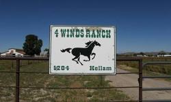 The 4 Winds Ranch is approximately 47.53 acres being offered with the option of purchasing water supply credits at an additional cost. Commission not paid on water credits. The ranch currently has three wells on the property. The property is completely