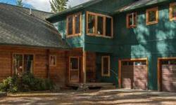 Enjoy the sights and sounds of nature from this Montana style home on 100' of Swan River while eagle and osprey provide entertainment. It features an open floor plan for entertaining ease, 2 bedrooms and 3 baths in main house, guest cabin has additional 1