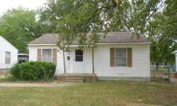Cute and well maintained starter home or great for investment. Two larger bedrooms and one bath. Home has siding. Garage or workshop in back with siding also. Huge PECAN trees. Good condition. Central Heat and Air. Seller will credit or install oustide