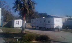 DESTIN RV LOT ONE BLOCK FROM GULF MEXICO PUBLIC BEACH ACCESS . 37 FT FLEETWOOD SUPERSLIDE TRAILER ,AIR CONDITIONED UTILTY SHED W/FULL BATHROOM. NICELY LANDSCAPED LARGE PALM TREE,GRASS AND SPRINKLER SYSTEM. $59,000. CALL BRIAN BAILEY 251-605-6974