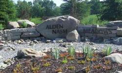 Four lots left in prestigious Alden Nash Meadows. All sites are walk outs with sandy soil and underground utilities in place. These sites are picturesque with mature hardwoods. They sit next to 95 acres fo wooded preserves. A private drive leads to Alden