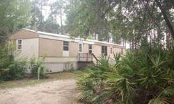 Nice 2 bedroom 2 bath singlewide, fireplace, split plan, screened porch w a fireplace, large open deck, great for cookouts. Handi cap ramp, detached storage shed with power. A large 165 x 600' lot. This is a MUST see.Listing originally posted at http