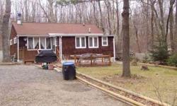 GREAT VACATION HOME, OPEN BEAM CEILING IN LIVINGROOM, NICELY LANDSCAPED, FENCED IN PROPERTY, VERY LOW TAXES... POCONOS PROPERTIES REAL ESTATE, INC...CONTACT CATHERINE FOR QUESTIONS OR SHOWINGS..570-223-8600(OFFICE) OR 570-977-0510 (CELL)Listing originally