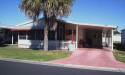 Situated in popular South Hill MobileHome Park, just west of Zephyrhills, Florida, if you purchase this comfortable, furnished 2 bedroom/2 bath double-wide mobile home, you'll never have to worry about paying lot rent since you own the land under the
