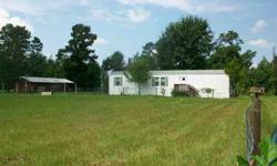 Ready to move and need room for your horse? This property is for you! Cute and clean 12 x 60 mobile home on over an acre of land all fenced in with a double gate. Its been upgraded with double flip down windows that make cleaning a breeze. Several