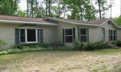 Located close to the snow and ORV trail, Lake Michigan Sand Dunes, hunting and fishing. This property offers 5.69 acres and a 3-bedroom, 3-bath HUD home has a nice size family room with an 36 x 48 pole barn. Add a few finishing touches and you have an