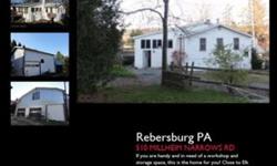 If you are handy and in need of a workshop and storage area, this is the home for you! Joshua Johnson is showing 510 Millheim Narrows in Rebersburg, PA which has 3 bedrooms / 1 bathroom and is available for $59900.00. Call us at (814) 272-3333 to arrange