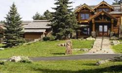 Come visit this Colorado masterpiece and become absorbed in its warm mountain lifestyle. The house is decorated throughout with one of a kind finishes from camel bone inlaid pillars in the great room to monastery doors entering the theater details capture