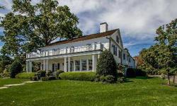 Stately, elegant residence in perfect condition; amazing architectural detail; an abundance of windows for magnificent, panoramic views of Southport Harbor and Long Island Sound. Large, private property with terraces, gardens; room for pool; tremendous