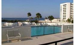 short sale; Enjoy sunsets on your private balcony overlooking the Gulf. 1st floor 2 bedroom 2 bath condo. Gulf Island Beach and Tennis is a gated community for all ages and pets are allowed. This furnished move in ready unit would be a great investment or
