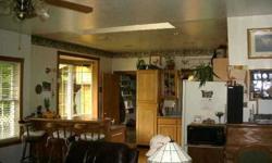 36 + acres with 1000 ft frontage on Cow Creek with irrigation right for 15 acs. Complete remodel of original Cabin by Owner. River rock f/p and skylight in Living Room. Kitchen with gas range + din area. Out/bdlgs