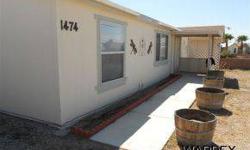 Home sweet Home! Clean and ready to move into! This 3 bedroom 2 bath home is the perfect family home. Located in a quiet community in Ft. Mohave, just minutes from shopping, restaurants, river and casinos. Owner Financing Available! 20% Down with payments