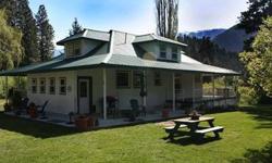 This tastefully remodeled 1910 farmhouse sits on 2.80 acres - has stunning views,a park like private setting WITH creek frontage! 4 bedrooms, 2.25 baths, wrap around porch and wildlife at your doorstep --- AND only 1 mile from Leavenworth.
Listing