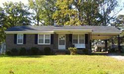 WELL MAINTAINED, GREAT STARTER HOME OR IF ONE WANTS TO DOWNSIZE, 2 OR 3 BEDROOMS, BRICK RANCH WITH HARDWOOD FLOORS, LARGE LOT AND CARPORT.Listing originally posted at http