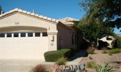 BIG SALE! - 4% CO-OP FEE. Builders Verona Villa Guest home featuring a great room plan, professionally choosen upgrades and colors, and landscaping and exterior maintained by the HOA. This is a must see home at a great value in Arizonas BEST active adult