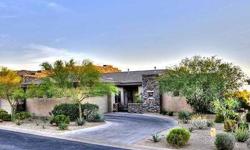 If you are looking for sunset and city light views then look no further. This home has it all along with a carefree resort life style. From the moment you walk through the front door you take in the natural beauty of the Sonoran desert. Enjoy your outdoor