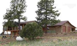 One of the nicest 40 acre parcels in teller county; borders large section of BLM; views, views and more views! New remodel and addition in 2006; ranch style easy-living floor plan; new hardwood flooring on most of main level; lots of windows in the living