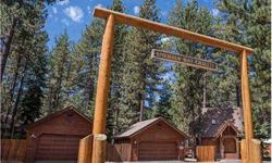 2 Custom Built Log Homes on an acre of Tahoe property. All for the price of 1. Wow! Don't pass this by. Emerald Bay Chalets is the name of your new mini estate. Each home situated on a very private setting, each has a 2 car garage, Hot tub, barbq,