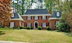 AMAZING Gracious All Brick Home in One of Atlanta's Most Ideal ITP Swim & Tennis N'hoods~One of, if not, THE BEST Homes in this Ultra-Popular Neighborhood~PERFECT FLOW~MAIN LEVEL MASTER SUITE added in 2005 & it's FABULOUS~Backyard boasts of mature