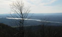 This lot consists of 8.23 acres in N.E. Jackson County. It overlooks the Tennessee River "North Guntersville Lake", with a beautiful western sunset. Only 10 min. from boat launch. Power and water access. With county road access. Very secluded, but 13