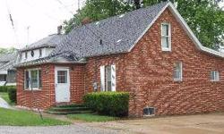 All Brick Cape Cod with detached 1 1/2 car garage. First floor master and 8x10 office. Large, bright living room. Convenient kitchen has all appliances and table space. Two bedrooms or bedroom and loft upstairs. Laundry area is in the full basement. Power
