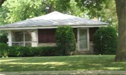 50's ranch w/ oak floors and large windows. Dining.LR open to each other. Full finished basement. Note removable wall in office area. Huge utility/work room. Solid home with new roofs, painted trim and garage exteriors. Need updating. FHA welcome. 5