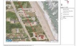 This deep South Beach lot has over 100' of ocean frontage. Two existing dome structures may be reconditioned or removed for a new home. Well and septic are in place as is a driveway. This property offers some opportunities and improvements for the price