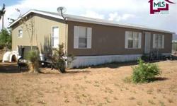 Well cared for manufactured home on a beautiful organ mountain view lot. Plenty of space to spread out on this property. RV access, a shed and carport, fenced and ready to move into. Only 15 minutes to shopping, easy access to NASA & White Sands.