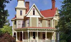 "HGTV" High Victorian, Chestnut Hill Grande Dame that "Cabins & Castles" noted as the best example in Asheville! Totally restored and painted. Dream gourmet family kitchen; light-filled large rooms; heart of pine floor; back staircase; detached 12x16