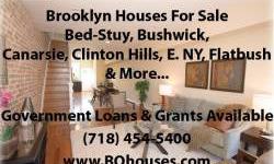 Call 718-454-5400 for more Info! ____ Over 80 More homes available in Brooklyn.BUILDING SIZE