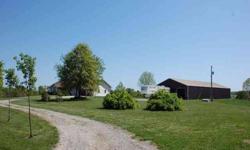 150 Acres - Custom Home - State of the Art Insulated Concrete Form Construction - 13" Thick Walls - R50 Value with Concrete and Styrofoam - The Ultimate in Energy Efficiency - Private Setting - On Blacktop - 45 x 105 Custom Barn, Excellent Shop and RV