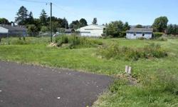 LEVEL LOT IN TILLAMOOK. WITH TM-R-5 ZONING MANY OPTIONS ARE AVAILIBLE.