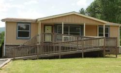 3 bd / 2 ba, dblwide on .59 ac level/rolling lot, handicapped accessible. Heat Pump heat/ac. 1080 sqft, built in 1988, good condition! Covered front porch. Foreclosure, all offers must be accompanied by attached addenda, pre-qual or proof of funds, EM