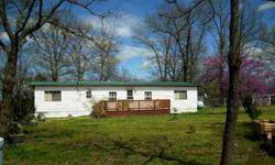 3 bedroom, 2 bath double wide home with appliances and back patio. Land is Â½ open and Â½ wooded with 3 large storage sheds, dog pen, large fenced in holding pen for animals. All fenced and cross fenced and garden area. It?s all established and their ready