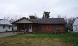 Nice Ranch style home with brick front on the East side, built in 1991. This home has had the siding replaced in the last 3-4 years, has updated hot water heater, new alarm system, and many rooms freshly painted. There is a large eat in kitchen, open