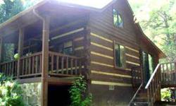 This 1BD/1BA dove tail real log home is perfrct for a vacation getaway.The logs for this home are 20 inch had hewn logs. The home has an open flooe plan and has a wooded setting.Listing originally posted at http