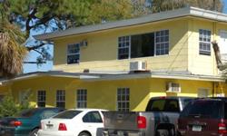 6 unit apartment building for sale in St. Petersburg. Easy financing available. Across from St. Pete College. Visit