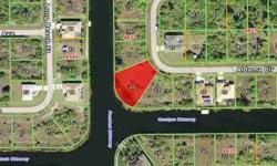 Short Sale!! REDUCED AGAIN!! This prime, oversized tip lot offers 160+ feet on the water with a spectacular view of three canal intersections along the Hennipen and President Waterways. South Gulf Cove is a waterfront community offering boating, fishing
