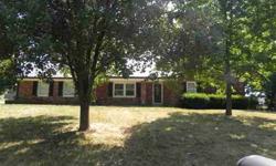 3BR/1.5BA brick ranch with two car attached garage! Property being sold as is with no warranties either expressed or implied by seller or listing agent. Buyer or buyer's agent to verify all information contained within this listing. Pre approval letter or