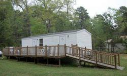 Mini-Retreat! Small mobile home, can be 1 or 2 BR's 1 B Large shop garage on slab w/roll up door & reg. door. Fyrnishings include table & chairs, W/D, chair, bed. Deck. Waterfront w/boathouse & slip. App. 1/2 acre $72,500Listing originally posted at http