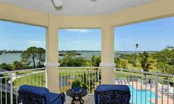 Waterfront penthouse priced to sell with wide bay views, harbor views and sunset views. Coldwell Banker Residential Real Estate is showing 14021 Bellagio Way in Osprey which has 3 bedrooms / 3 bathroom and is available for $735000.00. Call us at (941)