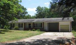 1582JR-3 bedroom, 2 bath ranch style home on 1.4 acres m/l in a nice subdivision. The home has central heat/air, large kitchen/dining room combo, as well as a large utility and living room. Front and back porches as well as a nice back yard. Priced to