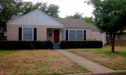 Darling starter home, close to McMurry University! Updated kitchen with stove and refrigrator that stays! Cute, Cute corner built-ins in dining, and side shelves in living area. Lots of closet space. Good neighborhood. Home warranty!Listing originally