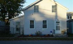 ***Third Party Approval Needed***Needs Work*** As Is*** Make yourself at home in this charming house in North Troy with large fenced in yard. First floor with entry hall, living room, eat in kitchen, partial bath/laundry. Two bedrooms and large bath with