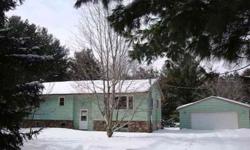 This home is located in the ideal, Town of Stettin location. This home offers 4 bedrooms, 2 baths with a two care garage and is situated on 1.08 private acres. This is a great property but needs a lot of work which may include a new septic system. "REO