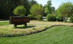 Beautiful 2+ acres ready for your new home in Maple Grove, shaded by large hardwoods, one of the few remaining home sites in the original sections of Maple Grove, lovely brick homes. Lot does not have the cash proffer to Powhatan County that new section