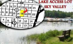 Lake Access lot located in Sky Valley. Lot #D-16 on Woodland Way , 046 acre wooded lot. Enjoy all of the Sky Valley Amenities. Lake Access , swim area, swim, dock, tots play area, walking trails. Build your permanent residence your your home away from