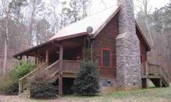 Fantastic rustic cabin in great condition on 1.44ac +/- lot near Emerson/Cartersville, only minutes to I-75. Master on main level, loft upstairs. 2 full baths, each with clawfoot tub. Wood panel walls, pine floors, granite countertops, stacked stone