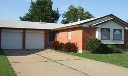 Clean home in SW OKC with easy access to I-240 featuring 3 bedrooms, one and one half bathrooms, living room with super fireplace, two car attached garage and a spacious back yard just waiting for a new owner. Shingles scheduled to be replaced May, 2012.