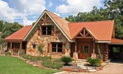 GREAT VALUE! STUNNING 3/3.5 2 STORY LOG AND STONE LODGE-STYLE HOME ON 1+/- ACRE. PICTURESQUE BLANCO RIVER JUST MINUTES FROM DOWNTOWN WIMBERLEY! HOME FEATURES SLATE AND WOOD FLOORS, GRANITE COUNTERS AND CUSTOM PECAN CABINETRY! GE "CAFE" SERIES STAINLESS
